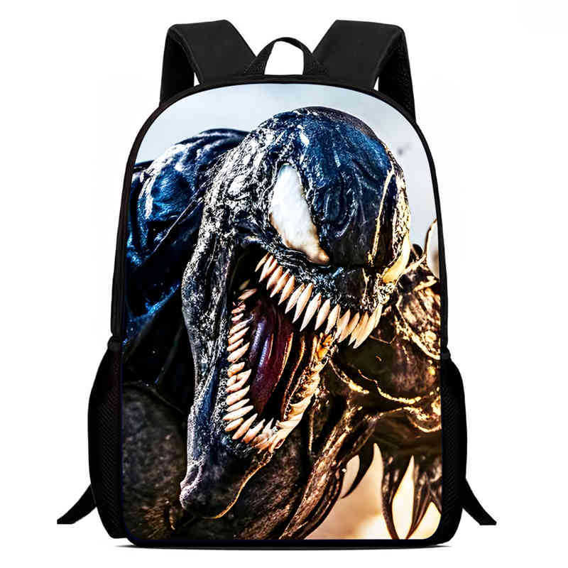 Trans Mirror Venom 3 Last Dance Backpack Student School Bag Kids Backpack