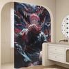 Satoru Gojo Jujutsu Kaisen 1pc Pattern Shower Curtain Plus Hooks Waterproof Machine Washable Polyester Fabric Abstract