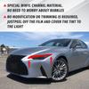For 2025 2025 2025 2025 2025 LEXUS IS350 IS300 IS500 RED Headlight Drl Headlight Decal Tint Overlay Vinyl Ppf Car Accessories