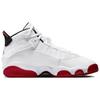 (GS) Air Jordan 6 Rings 'White University Red' Kids' 323419-160
