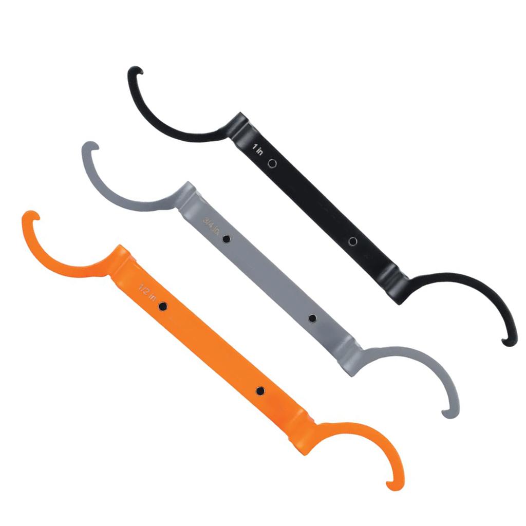 3PCS Locknut Wrench Set 1inch 12inch 34inch Alloy Steel Conduit Lockout Wrench Set