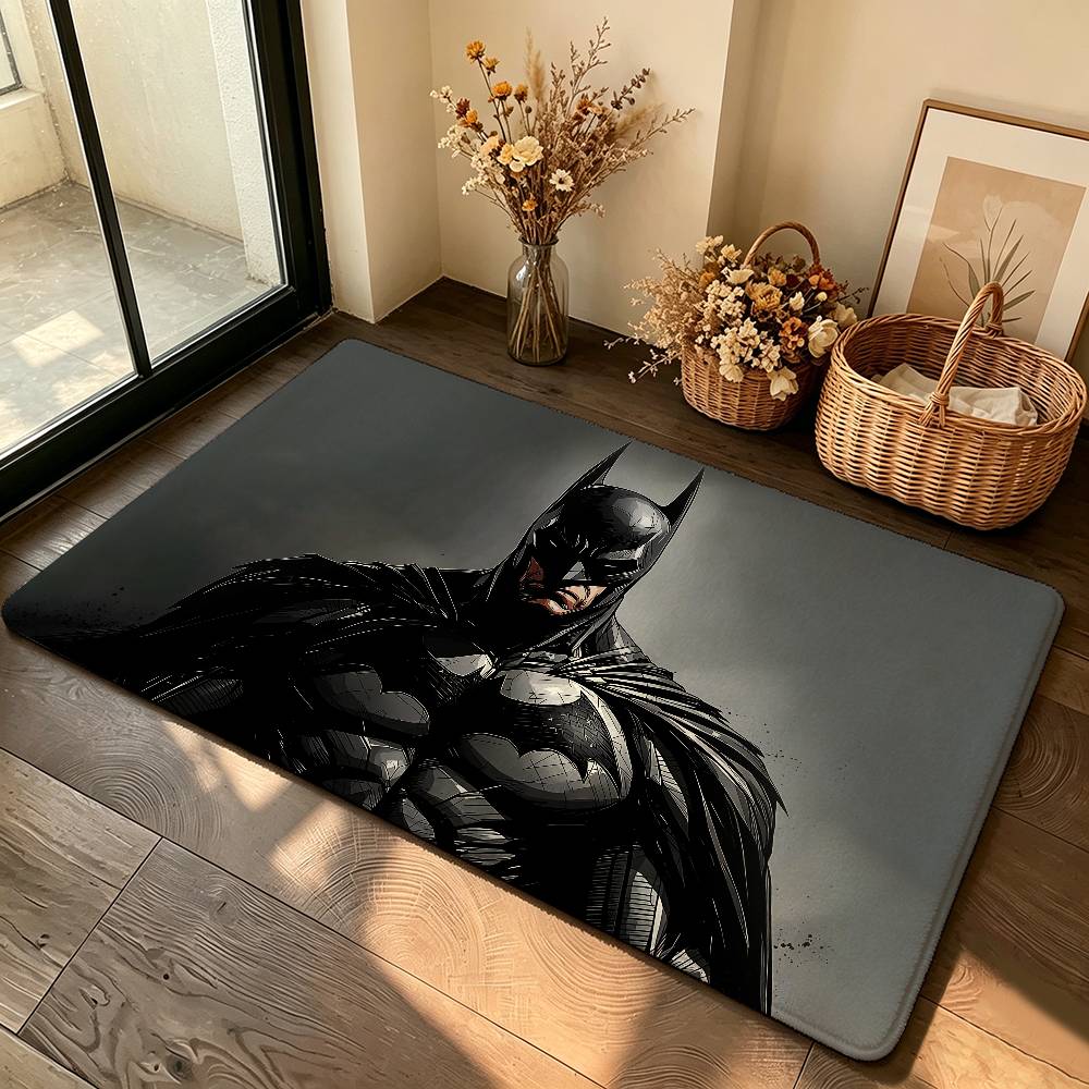 Classic B-BatmanS Carpet Bathroom Anti-slip Mat Door Mat Home Decoration Mat Entrance Door Mat Scratch-resistant Door Mat