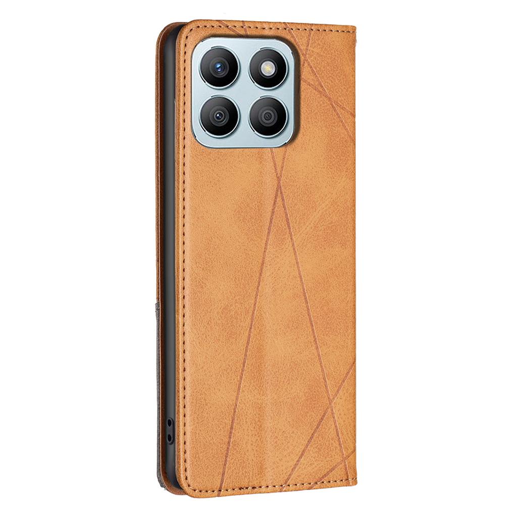 Für Honor X8b 4G Handyhülle Bedruckte PU-Lederhülle mit Kartenfächern