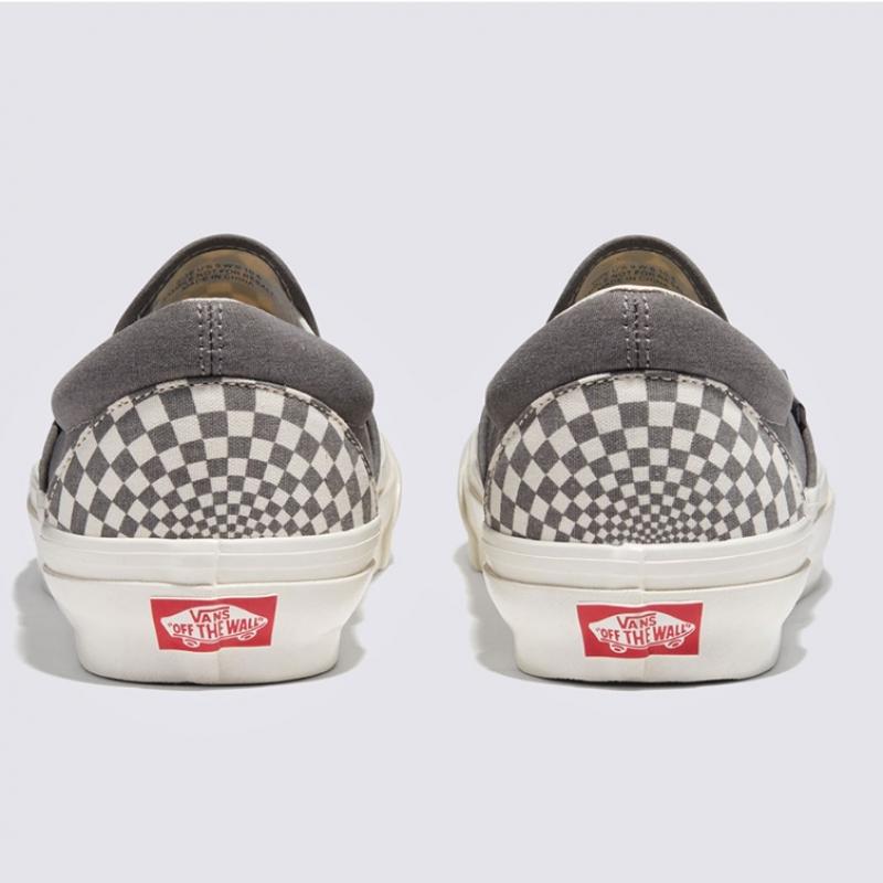 Vans Mte Slip On Issue 98   Checkerboard Pewter Vn000cwagx81