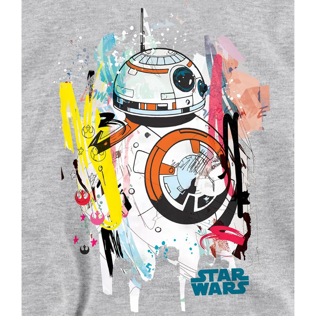 Star Wars Childrens/Kids BB-8 Abstract Heather Hoodie