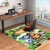 1PC Custom Name Safari Adventure Friends Theme Floor Mat Ideal for Living Room, Game Rooms, Office, Bedroom, Floor Mat Playful Design