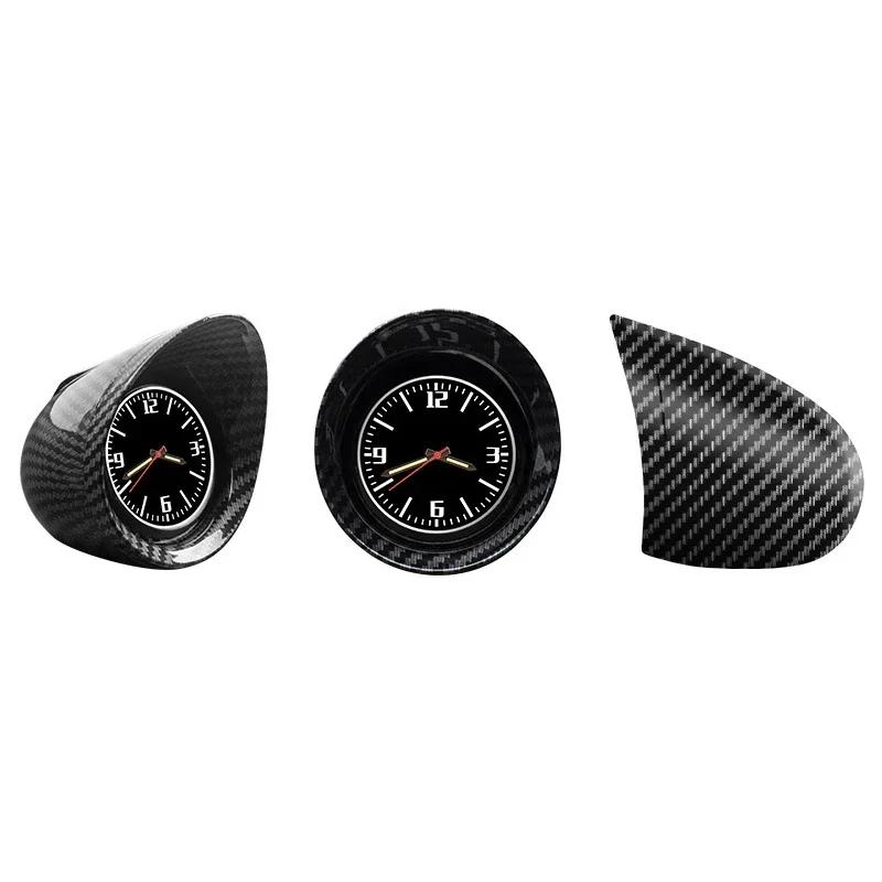 Car Dashboard Clock Mini Auto Interior Watch Luminous Backlight Console Ornament Electronic High Precision Car Styling Accessory