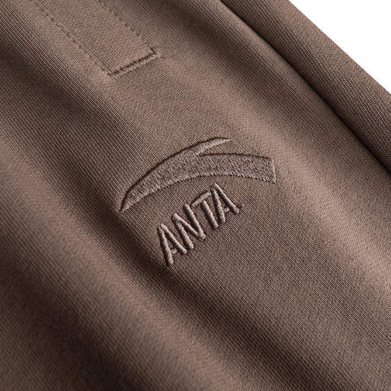 Anta Classic Logo Campus Commuting Fashion Versatile Sports Training Running Fitness Comfortable Breathable Simple Casual Shorts 952628308-2