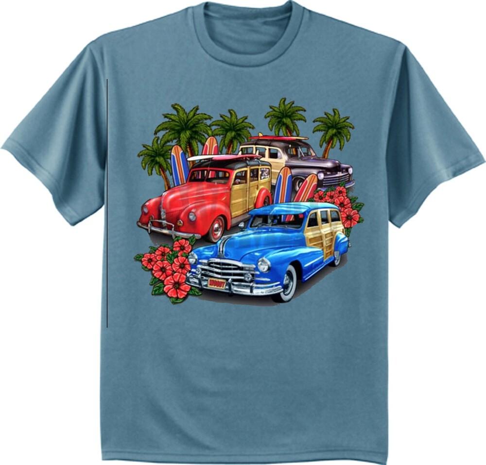 

Classic Woody Car T-shirt Mens Dad Fathers Day Gifts Graphic Tee Unisex T-Shirt XXXXL