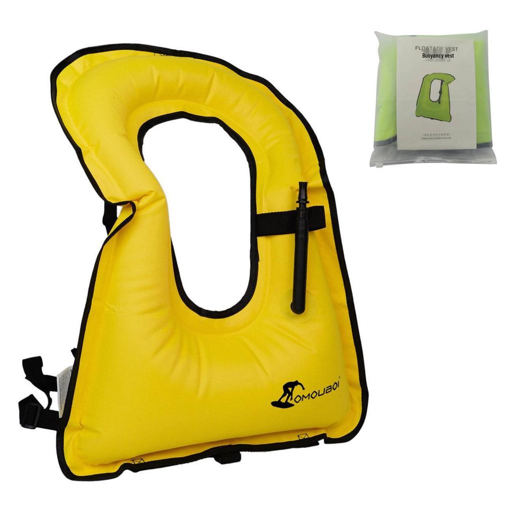 Giubbotto di salvataggio gonfiabile per bambini e adulti - Gilet per surf, rafting, snorkeling