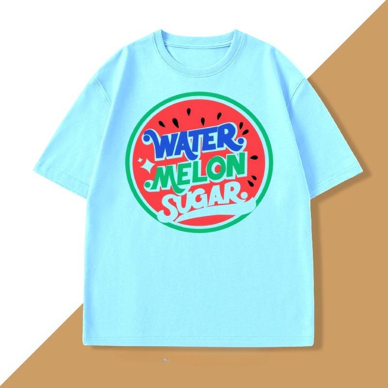 Twinkling Watermelon Tshirt Unisex WOMEN Casual Short Sleeve T Shirt Cotton Breathable Tshirt Funny Summer Unisexs Clothes Tops