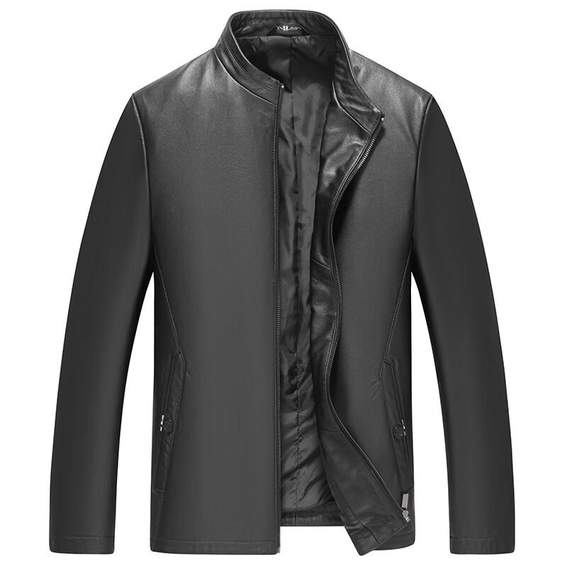 

FENGXUN Мужская повседневная кожаная куртка со стойкой воротником FXMR2283 190