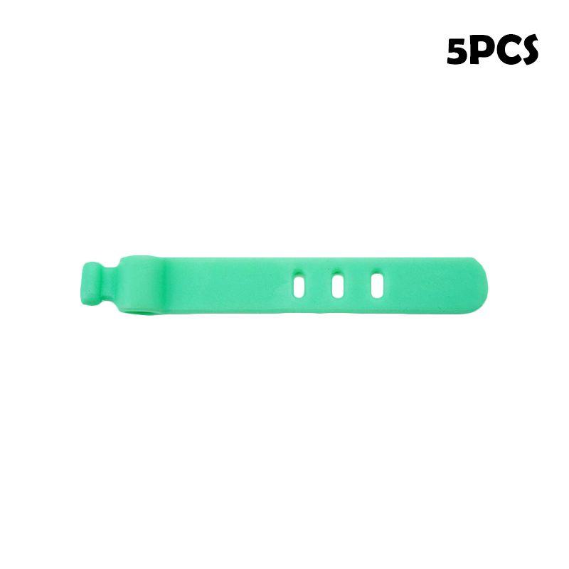 Keep Your Cables Organized With 5pcs Universal Line Storage Clips