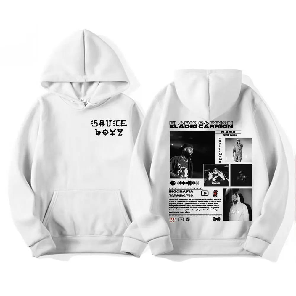Rappeur Eladio Carrion album Merch sweat à capuche Hip Hop Punk Harajuku Hommes Femmes Sweat à capuche Haute qualité