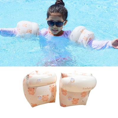 2Pcs Toddler Inflatable Kids Arm Float Rings Arm Bands Kids Swim Arm Floaties Children Swimming Gear Arm Swimming Rings