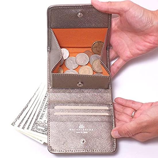 [decobranche] Decobranche Mini-Pre Compact Zweifach gefaltetes Portemonnaie Dy-01-02 Hergestellt in Japan (türkis)