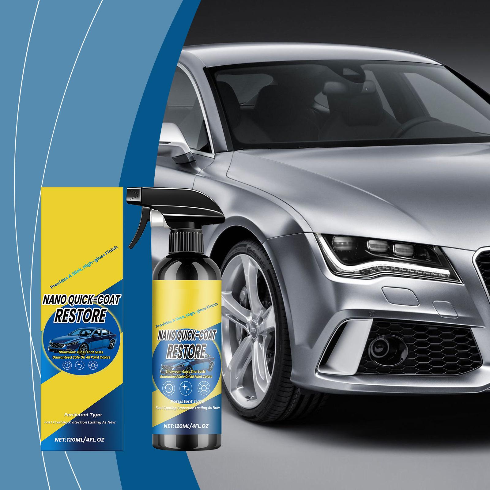 Automobile Nano-coating Spray, Paint Surface Refurbishing And Maintenance Agent, Vehicle Care Spray,120ml one size белый