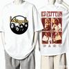 Led Zeppelin Voor Fan Cadeau T-shirt Unisex Unisex Harajuku Oversized Unisex Korte Mouw Streetwear Hoge Kwaliteit Koppels Hoge Kwaliteit
