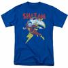 Shazam! Lets Fly Comic Book Unisex Royal Blue Unisex T-Shirt