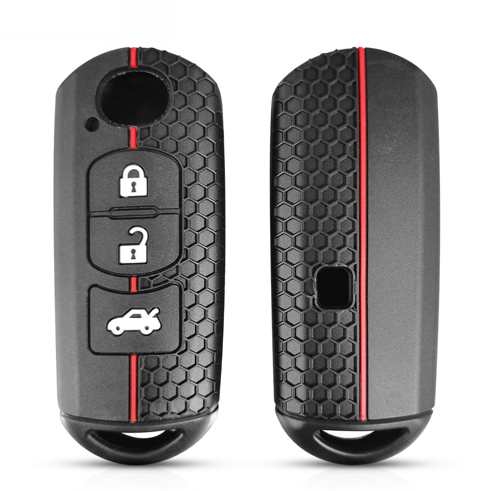 Silicone Car Cover Key Case Skin for Mazda 2 5 3 6 CX-3 CX-5 CX-7 CX-8 CX-9 Mazda3 Mazda6 Sch5 Demio X5 Holder 3 4 Button Remote