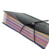 UNUS Black Waterproof Accordion Expandable 24-Pocket PP Plastic A4/Letter Size Document Holder File Folder Organizer