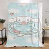 Cinnamoroles Summer Blanket Throw Fluffy Plaid Warm Blankets for Cold Microfiber Bedding Beach Towel Home Interior Knee Soft Nap