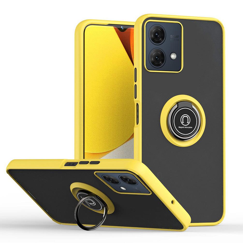 Rotatable Bracket Case for Moto G84 G54 G14 G13 G23 G53 G73 E13 G 5G 2023 G32 G52 G22 G31 G41 G60 G30 G20 G10 Finger Ring Cover