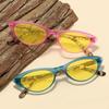Unisex Retro Cat Eye Night Vision Sunglasses Anti Blue Light Glasses for Outdoor Driving Riding Fashion Eyewear