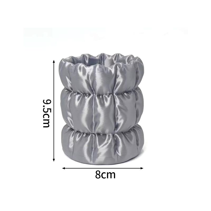 3D Printed Makeup Brush Holder Large Capacity Pen Holder 3D Printed Stationery Storage Box Desktop Decorative Ornaments