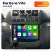 Mercedes-Benz Vito 2010-2015 ile uyumlu: Android Araç GPS Navigasyon MP5 Bluetooth Oynatıcı Carplay ile.