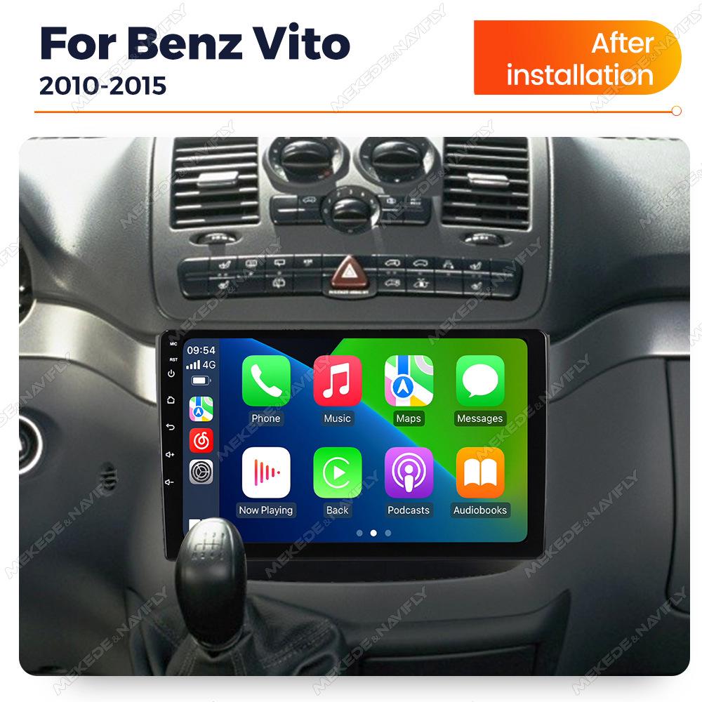 Mercedes-Benz Vito 2010-2015 ile uyumlu: Android Araç GPS Navigasyon MP5 Bluetooth Oynatıcı Carplay ile.