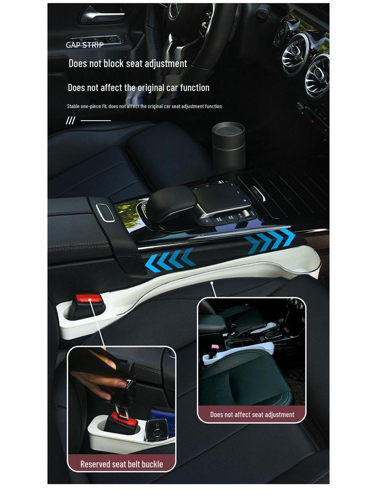 Autositz-Lücken-Organizer - Multifunktionale Innenraum-Aufbewahrungsbox