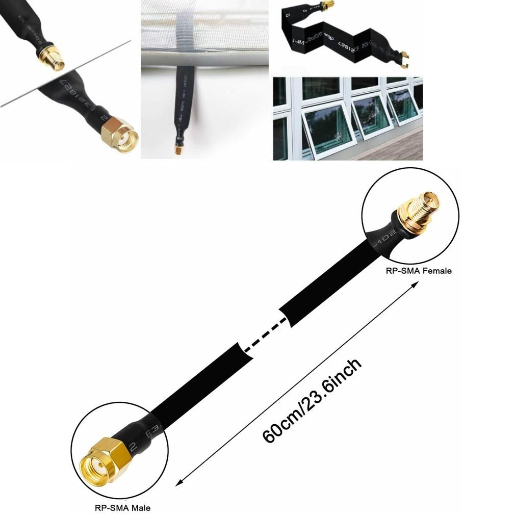 Hotspot Miner Antenna Flat-Window and Door Feed Thru Coaxial Cable