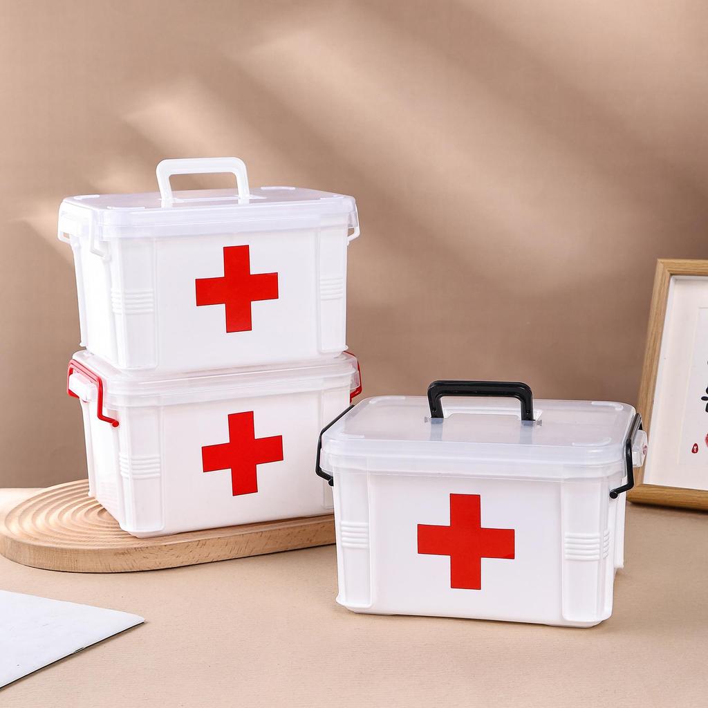 Medicinförvaringslåda  Vit