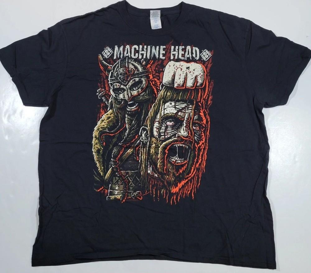 Vintage Machine Head Band Hoist The Head Of Goliath S To 5XL Shirt SG412 Unisex T-Shirt
