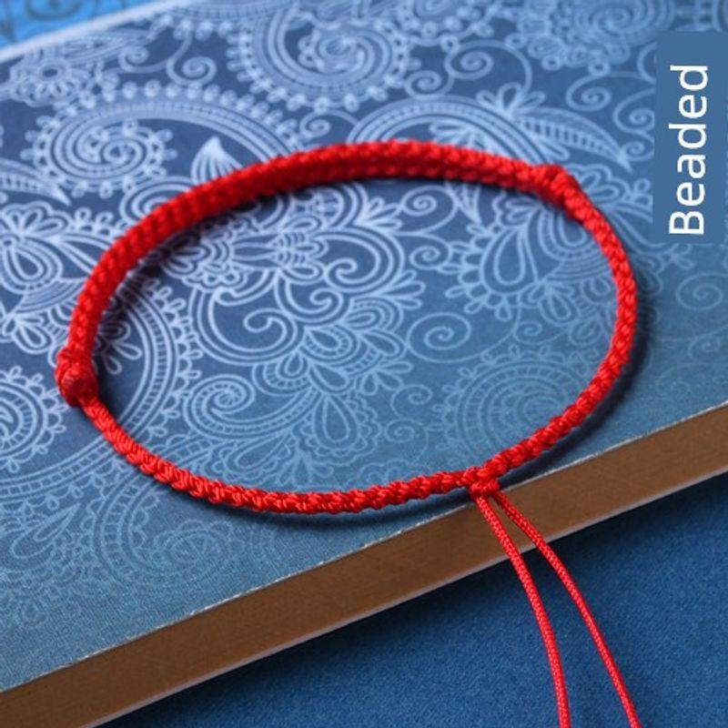 

Сделай сам Пара Ручной работы Полуфабрикат Красная веревка Semi-finished pure red-hand circumference below 15