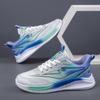 Unisex Casual Ice Silk Mesh Sneakers - Youth Shock Absorption Racing Trendy Shoes