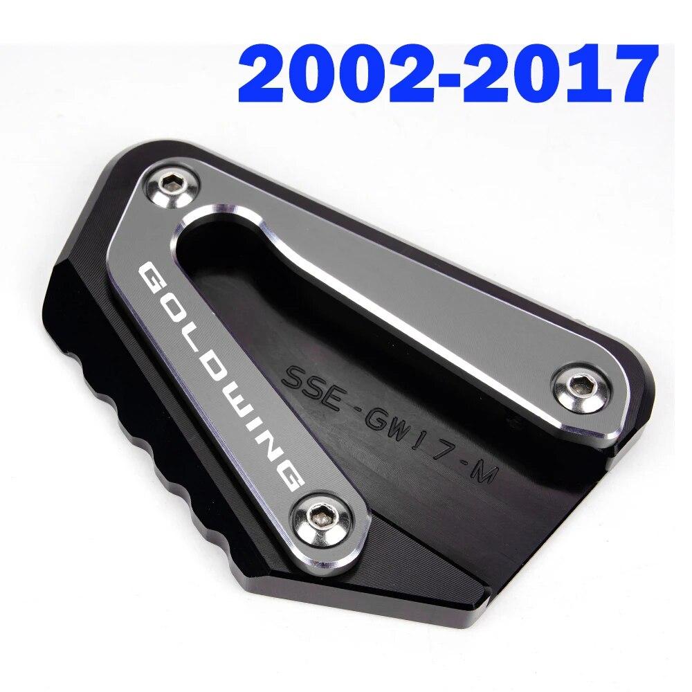 New Motorcycle CNC Foot Support Extension Plate Side Stand Enlarge for Honda Goldwing 1800 2018-2023 Gold Wing GL1800 2002-2017