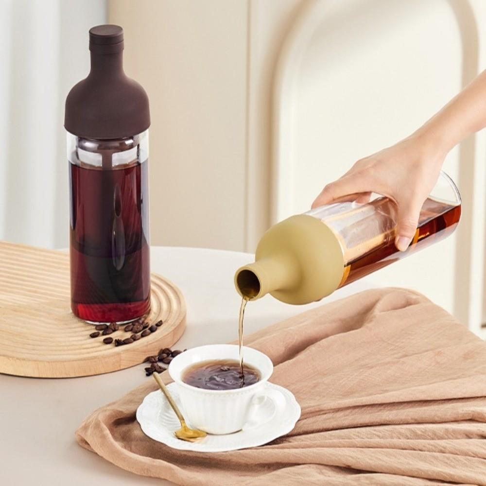 Sealed Cold Brew Coffee Maker with Filter Cold Brew Bottle Drinkware Cold Water Jug  Home