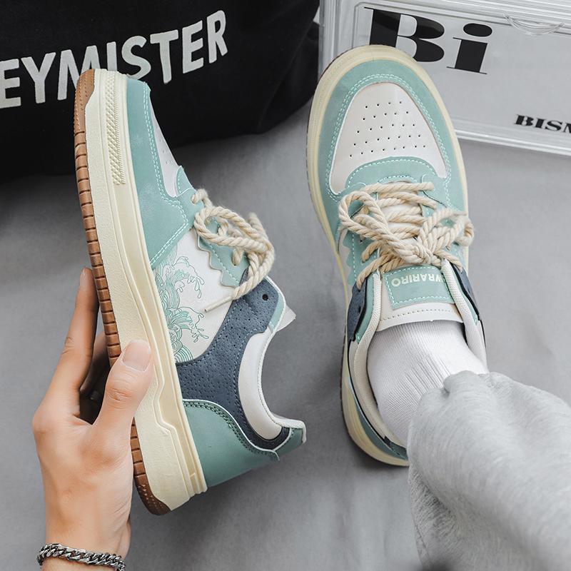 

VANDOWEN Модные кроссовки мужские персонализированные вулканизированные туфли мужские повседневные туфли модные удобные спортивные туфли мужские 39 светло-зеленый