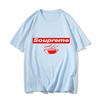 Soupreme Eat Ramen Women Men Figure Silhouette Unisex Cartoon T-shirts 100% Cotton T Shirts Manga/Comic Appliques Anime Clothes