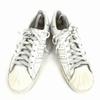adidas/Superstar/Leather Sneakers/24.5/White/Shell Toe/3 Stripes(USED)
