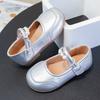 Girl princess 2025 new children's foreign style leather shoes soft sole single shoes little girl baby shoes fashionable and versatile