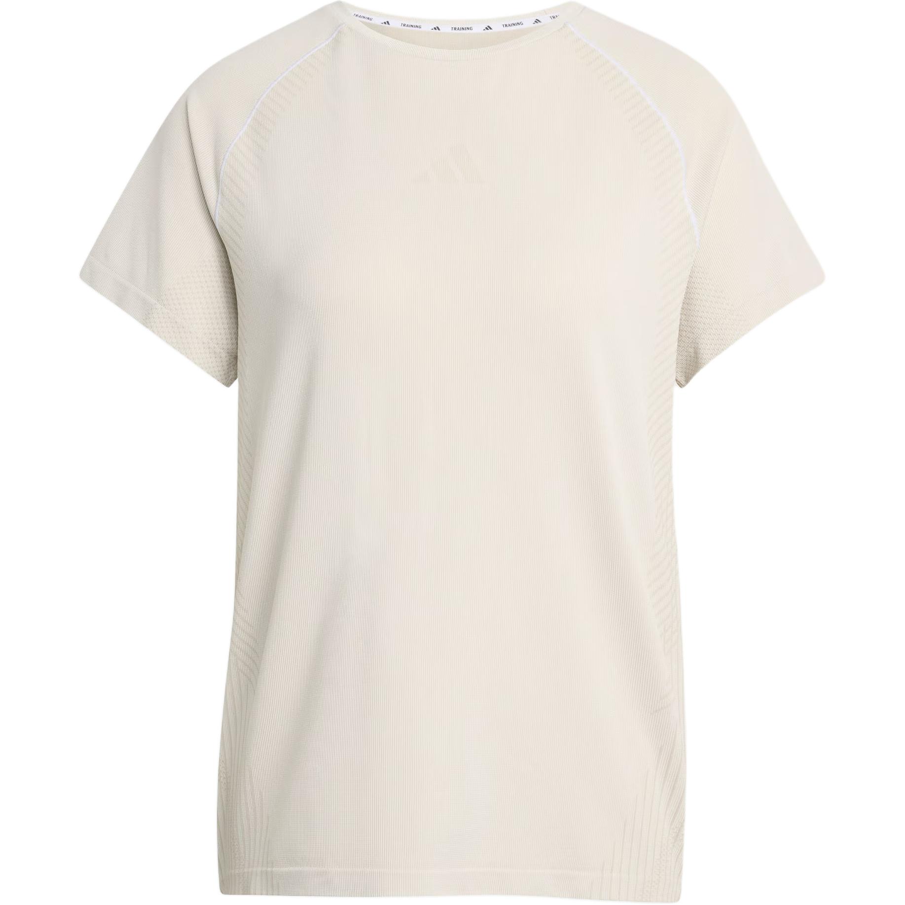 Adidas Seamless Knitted Sports Raglan Short Sleeve Quick-Dry T-Shirt Women Tops JY8649 S