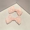 2 Peças Fita de Tecido Perolada Fivela de Charme Laço Decoração de Sapato Feminino Clipe de Sapato Laço Chinelos com Furo para Sapato Fivela de Sapato