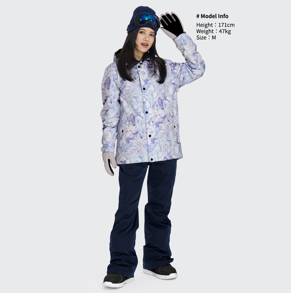 Leisure Sport Snowboard and Ski Wear Sizes 12 Women's Set, Unisex, LSSS02, XS-M, B08-NV