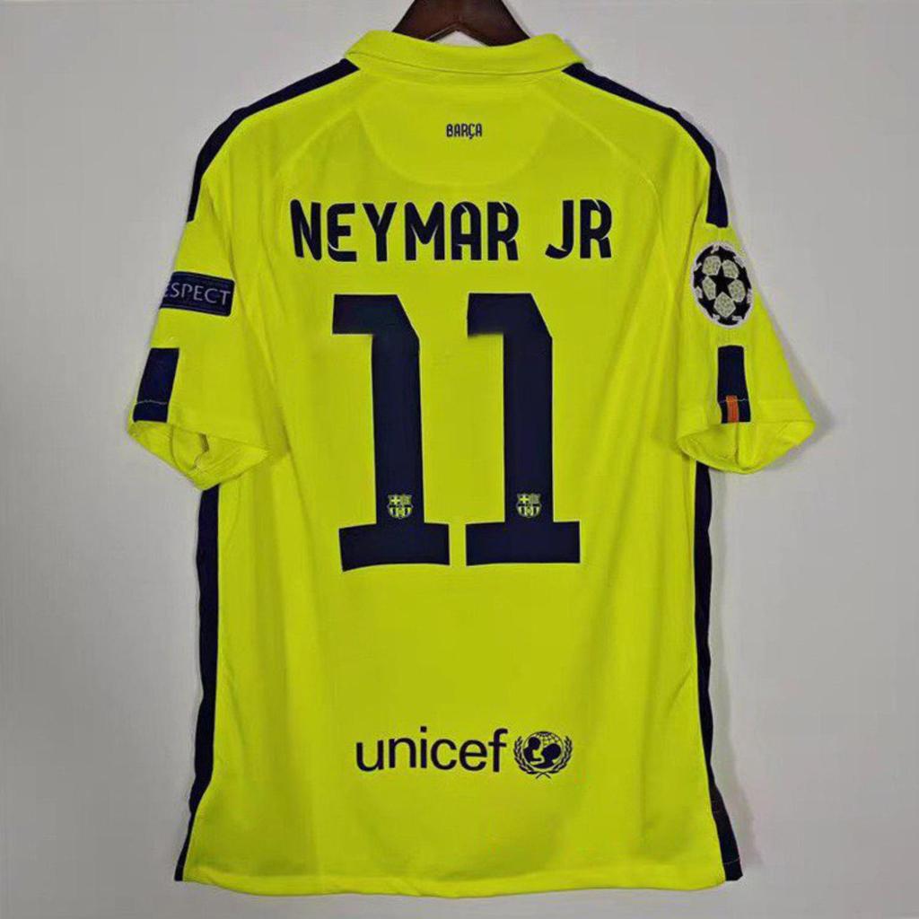 Retro Barcelona Heimtrikot - Neymar Kurzarm Fußballtrikot (Staffeln 13-15)