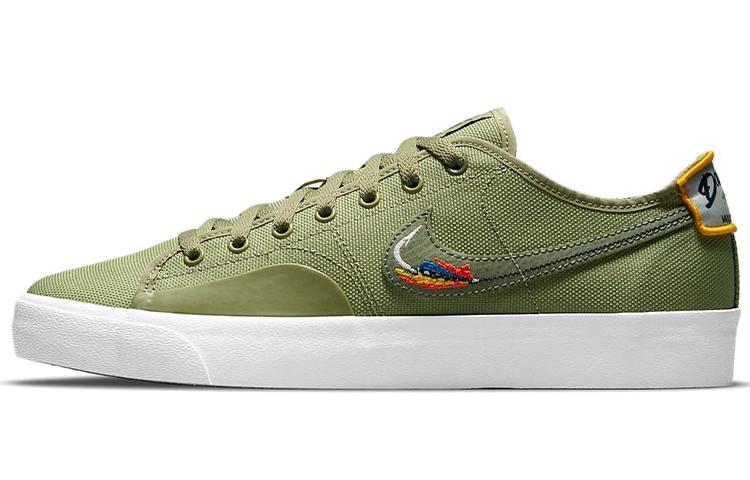 Nike Sb Blazer Court Daan Van Der Linden Dusty Olive CZ5605-300 37.5