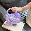 Cute Cartoon Pearl Crossbody Bag 2024 Summer Mini Pu Shoulder Bag For Girls
