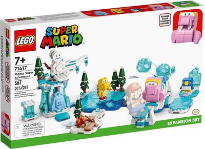 LEGO Super Mario Seidon i wyzwanie zimnej wody 71417 Klocki z zabawkami Prezent Przygoda Chłopcy Dziewczynki 7 lat i starsi
